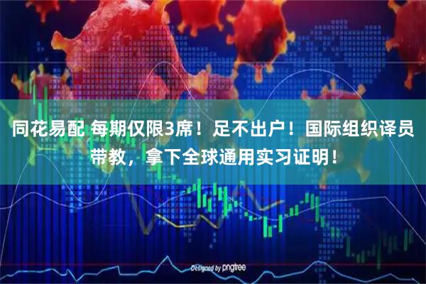 同花易配 每期仅限3席！足不出户！国际组织译员带教，拿下全球通用实习证明！